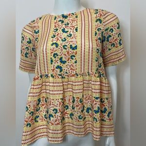 Anthropologie 100% Silk top